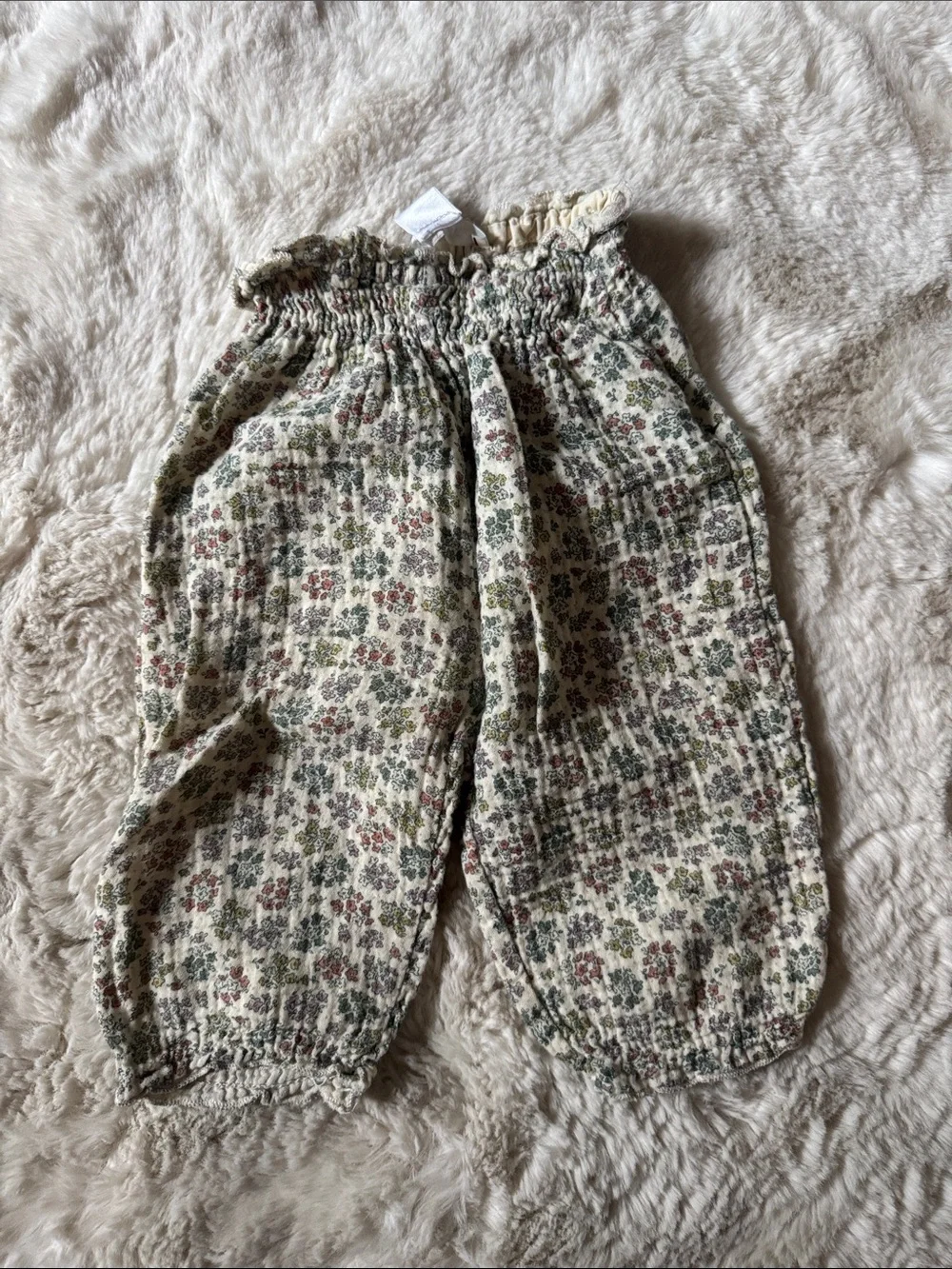 Zara Cream Floral Knit Matching Set